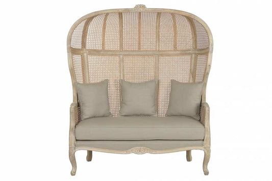 Sillon Madera Enea 125X58X155 Algodon Doble