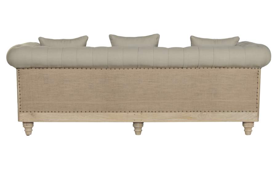 Sofa Madera Poliester 225X87X79 3 Cojines