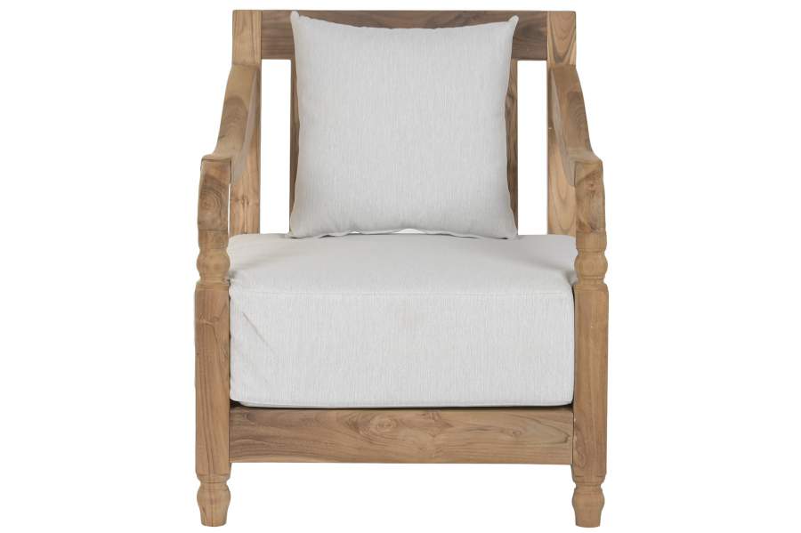 Sillon Teca 70X75X85 Cojin Natural