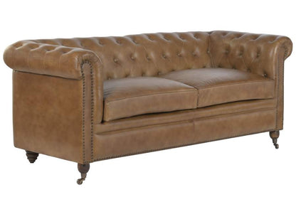 Sofa Chester Piel 190X77X80 3 Plazas