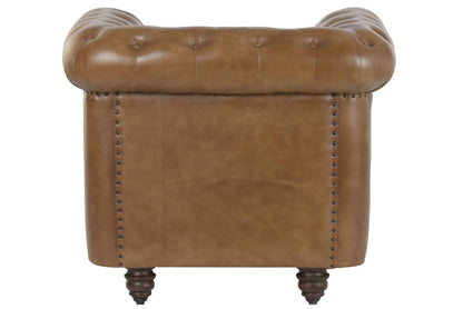 Sillon Piel 90X80X77 Chester Cuero Envejecido