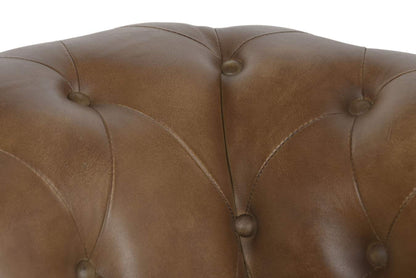 Sillon Piel 90X80X77 Chester Cuero Envejecido