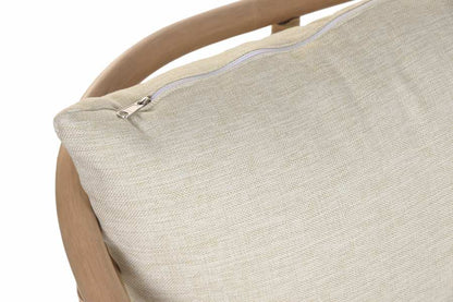Sofa Ratan Poliester 200X78X76 Natural