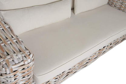 Sofa Set 4 Ratan 220X103X64 Incluye Cojines Decape