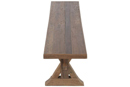 Banco Madera Reciclada 180X38X45 Natural