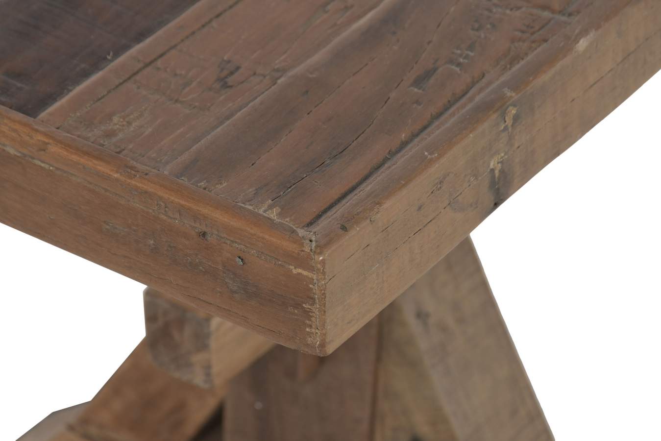 Banco Madera Reciclada 180X38X45 Natural