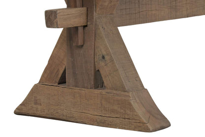 Banco Madera Reciclada 180X38X45 Natural