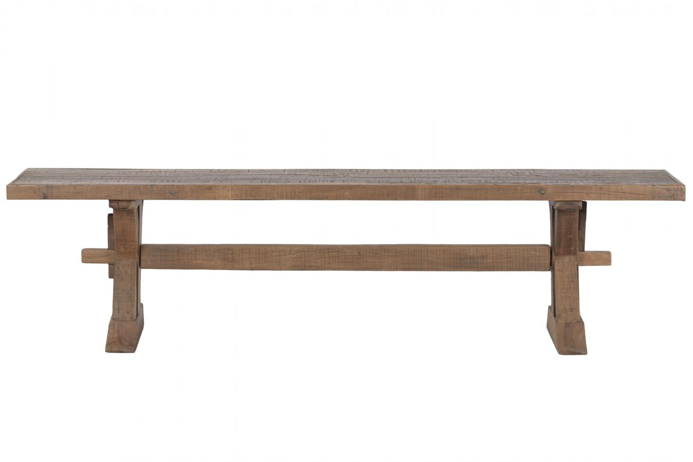 Banco Madera Reciclada 180X38X45 Natural
