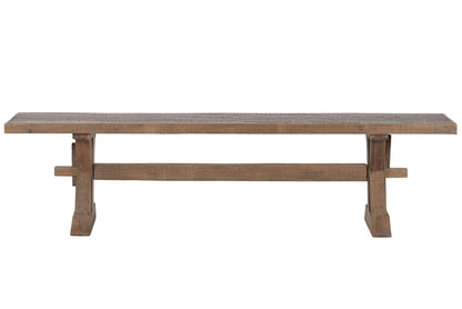 Banco Madera Reciclada 180X38X45 Natural