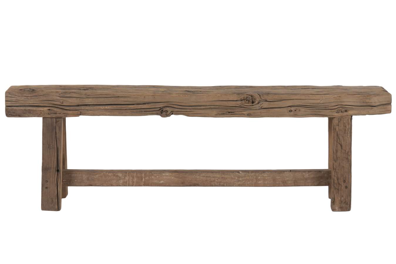 Banco Madera Maciza 152_5X28X45 Marron