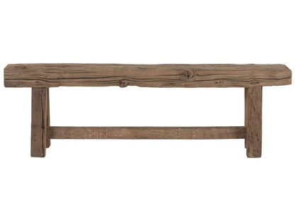Banco Madera Maciza 152_5X28X45 Marron