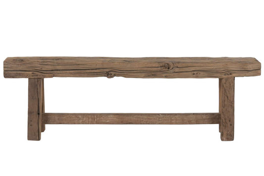 Banco Madera Maciza 152_5X28X45 Marron