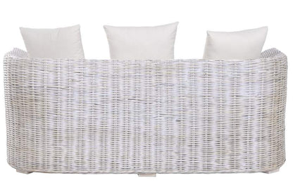 Sofa Ratan Algodon 174X88X69 Con Cojines Decape