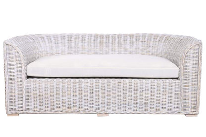 Sofa Ratan Algodon 174X88X69 Con Cojines Decape