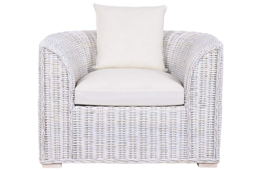 Sillon Ratan Algodon 100X78X68 Con Cojines Decape
