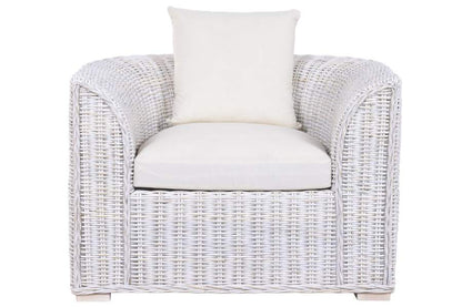 Sillon Ratan Algodon 100X78X68 Con Cojines Decape