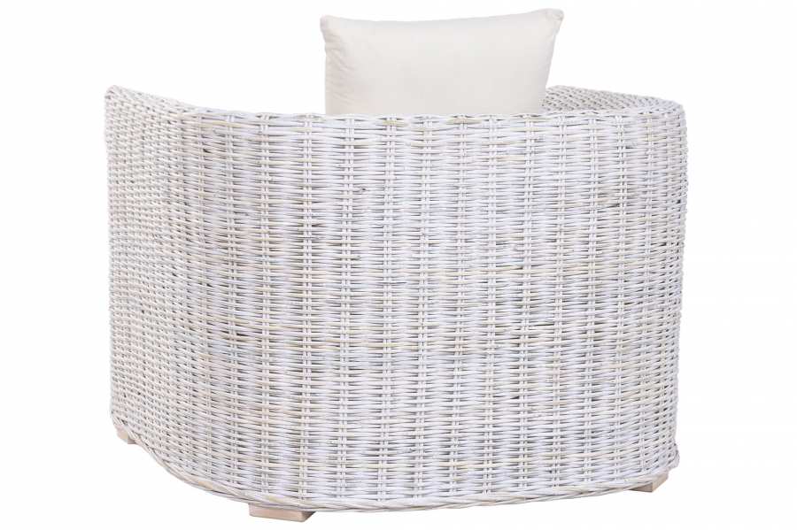 Sillon Ratan Algodon 100X78X68 Con Cojines Decape