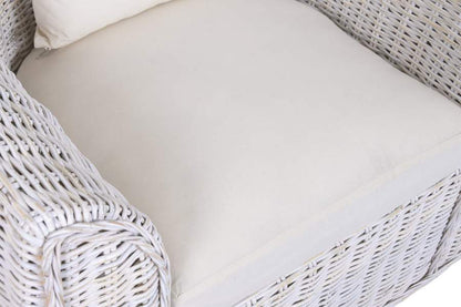 Sillon Ratan Algodon 100X78X68 Con Cojines Decape