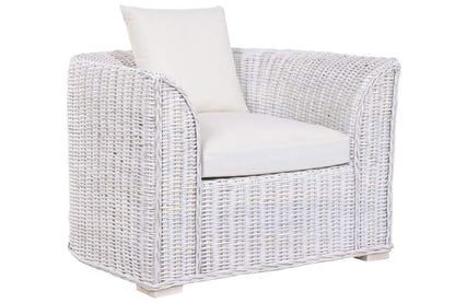 Sillon Ratan Algodon 100X78X68 Con Cojines Decape