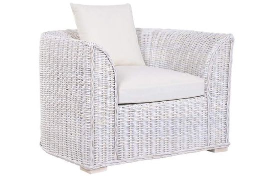 Sillon Ratan Algodon 100X78X68 Con Cojines Decape