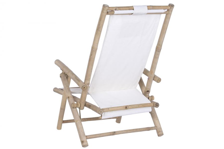 Silla Bambu Poliester 65X80X94 Natural