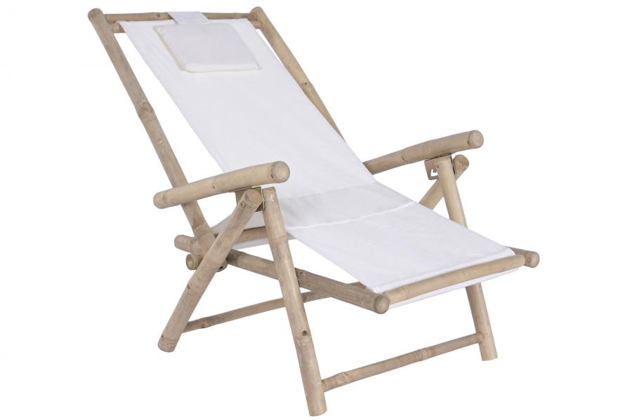 Silla Bambu Poliester 65X80X94 Natural
