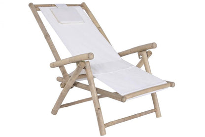 Silla Bambu Poliester 65X80X94 Natural