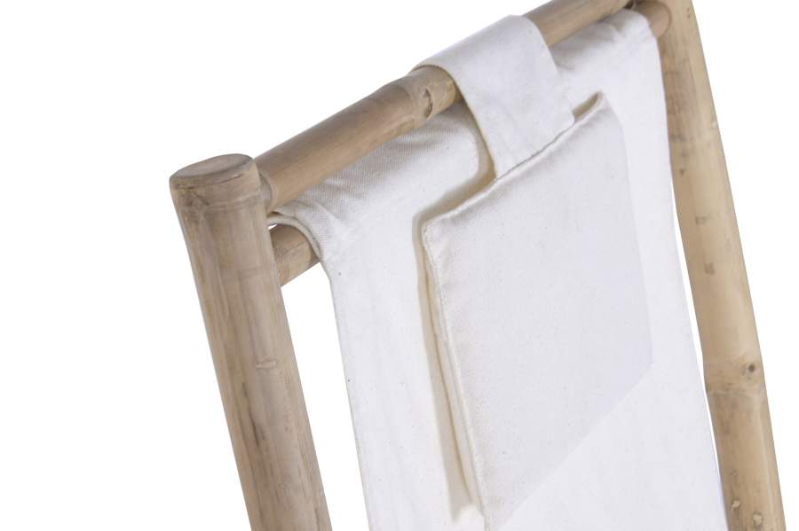 Silla Bambu Poliester 65X80X94 Natural
