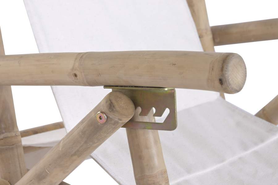 Silla Bambu Poliester 65X80X94 Natural