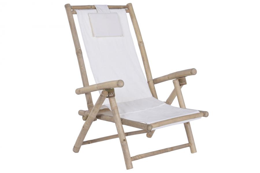 Silla Bambu Poliester 65X80X94 Natural
