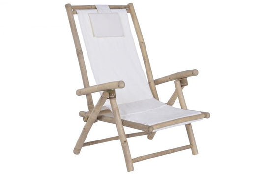 Silla Bambu Poliester 65X80X94 Natural
