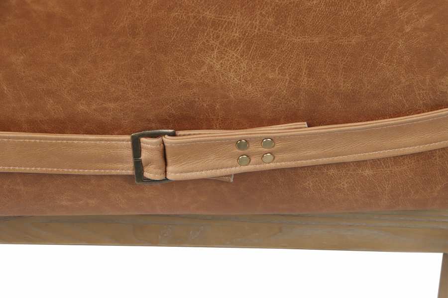 Sofa Fresno Pu 220X80X82 Marron
