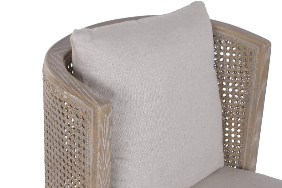 Silla Fresno Lino 54X60X78 Ruedas