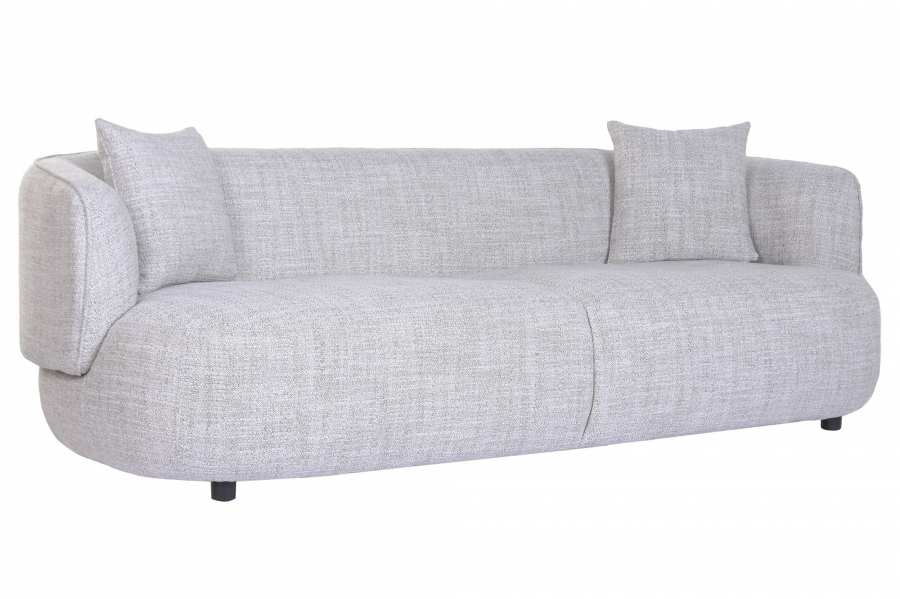 Sofa Poliester Madera 230X92X69