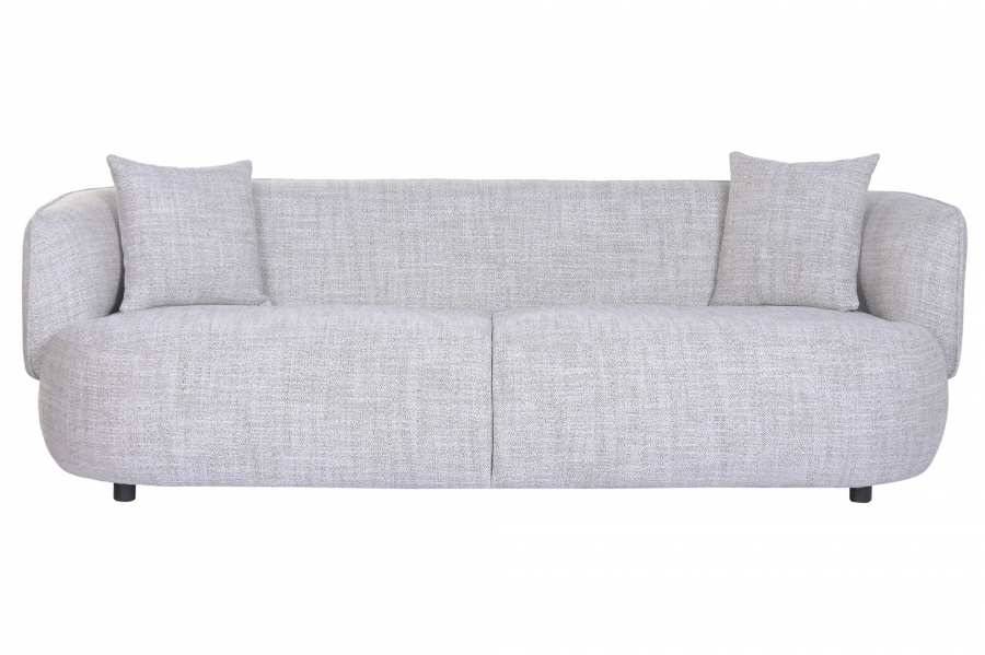 Sofa Poliester Madera 230X92X69