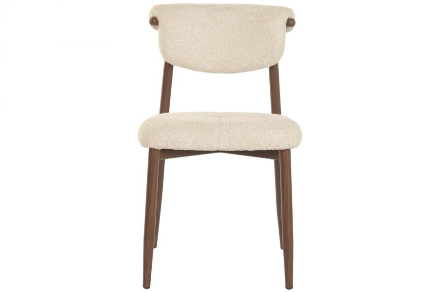 Silla Metal Poliester 47X59_5X80 Marron