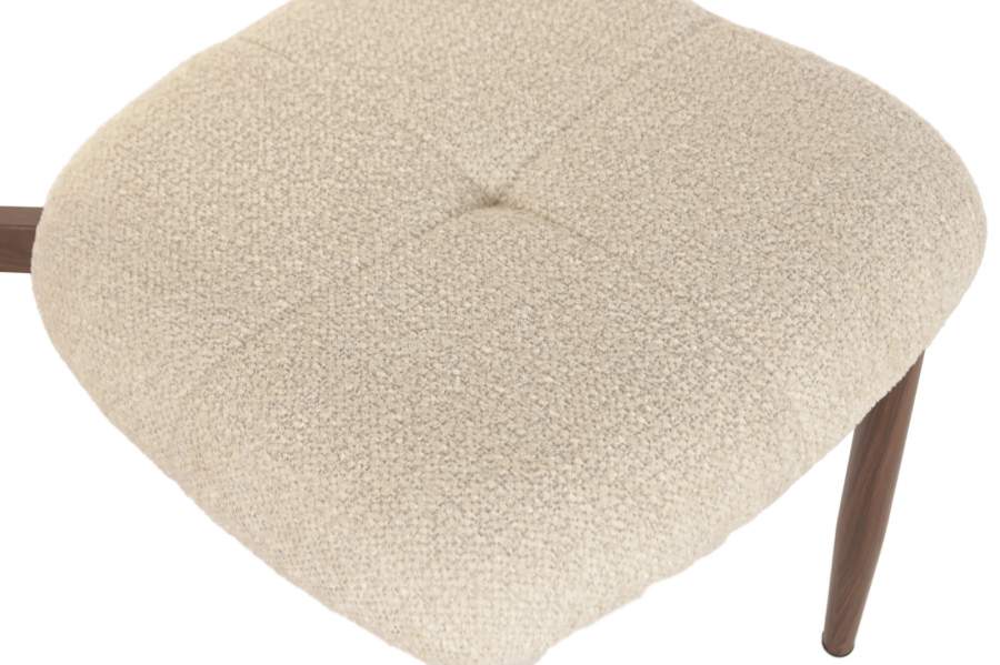 Silla Metal Poliester 47X59_5X80 Marron