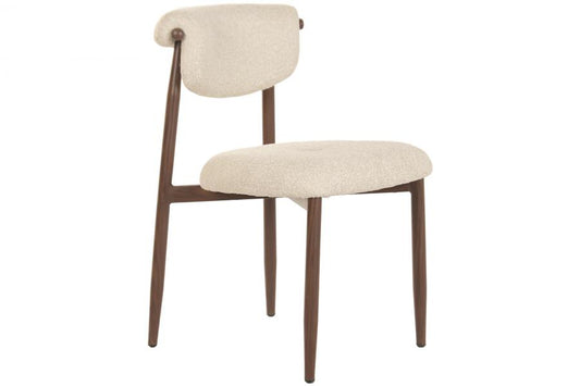 Silla Metal Poliester 47X59_5X80 Marron