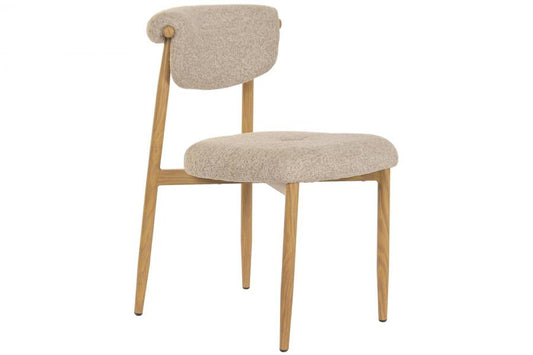Silla Metal Poliester 47X59_5X80 Natural