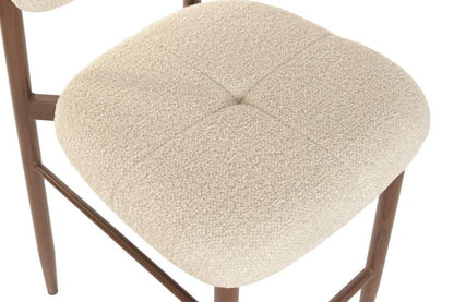 Taburete Metal Poliester 47X59_5X94_5 Marron