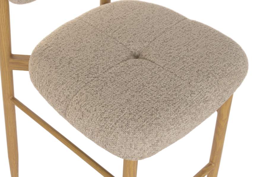 Taburete Metal Poliester 47X59_5X94_5 Natural