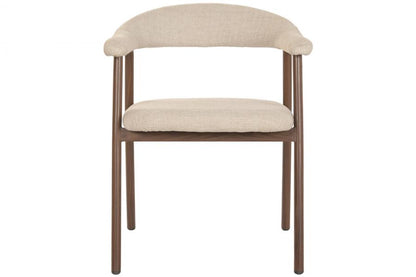 Silla Metal Poliester 60X59X74 Marron