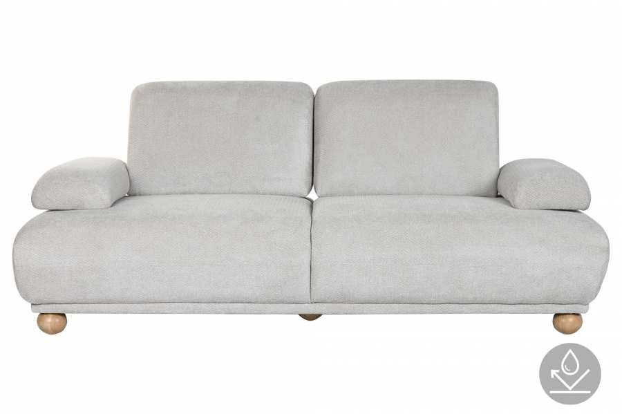 Sofa Poliester 220X111X85 Respaldo Y Brazos Abatib