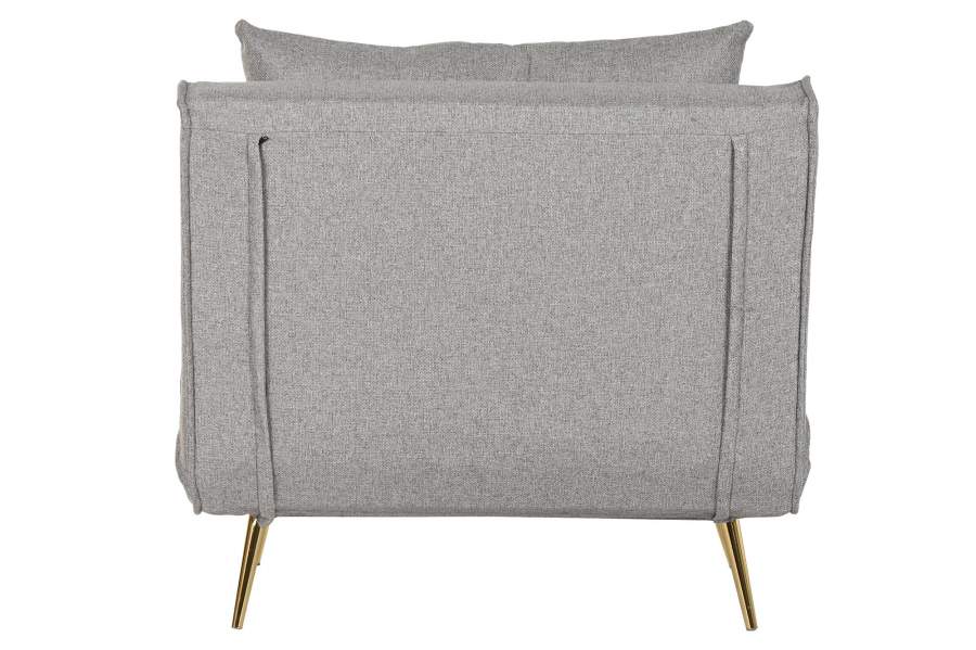 Sofa Cama Poliester Metal 90X90X84 Gris