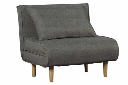 Sofa Cama Poliester Metal 90X90X84 Gris