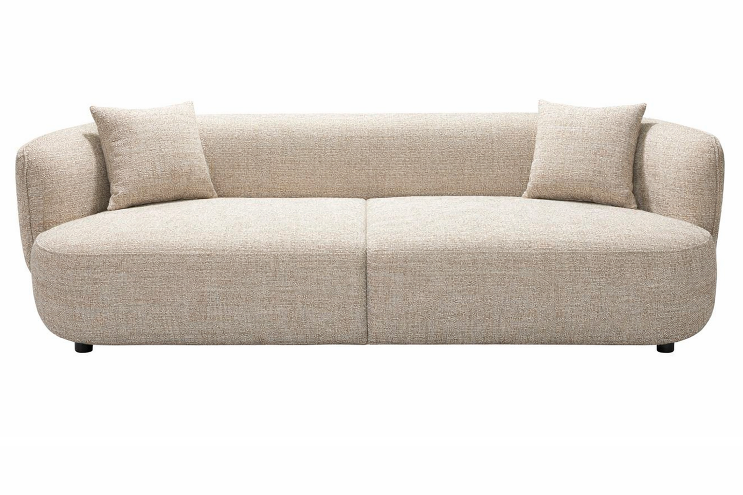 Sofa Poliester Madera 230X92X69