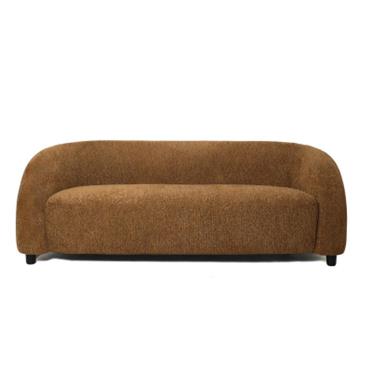Sofa Madera Poliester 200X89X69 Gris Oscuro