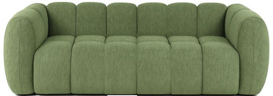 Sofa Madera Poliester 230X107X73_5 Verde