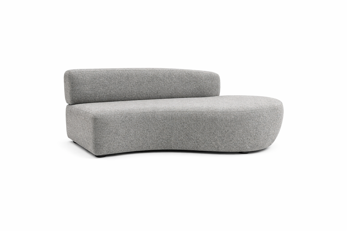 Sofa Madera Poliester 353X100X68 Gris