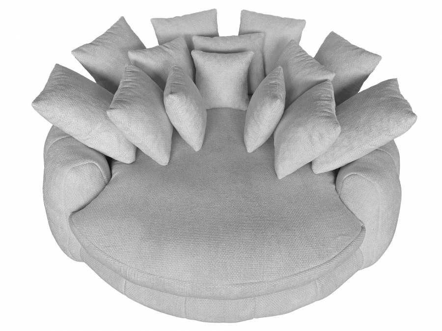 Sillon Foam Poliester 182X167X52_5 Gris Claro